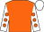 Orange, white sleeves, orange spots, white cap (Hordle, Evans & Nicholls)