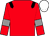 Red, black epaulets, red sleeves, grey armlets, white cap (Mr Bryan Mathieson)