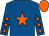 Royal blue, orange star, royal blue sleeves, orange stars and cap (Mr Ian Fogg & Potensis Bloodstock Ltd)