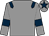 Grey, dark blue epaulets, armlets and star on cap (Miss I G Tompsett)