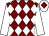 Maroon and white diamonds, white sleeves, white cap, maroon diamond (Martin McDonagh/paul G Murphy/m J Nixo)