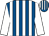 Royal blue and white stripes, white sleeves (Rose Boyd/mrs M Armstrong/j B Anderson)