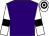 Purple, white sleeves, black armlets, hooped cap (Tim Dykes & Lynda Lovell)