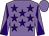 Mauve, purple stars, diabolo on sleeves, mauve cap (Mr & Mrs Ben Houghton)