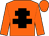 Orange, black cross of lorraine (The Culverhill Racing Club)