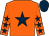 Orange, dark blue star, orange sleeves, dark blue stars, dark blue cap (Albatross Club/bryan Drew & Friends)