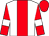 White, red stripe, red sleeves, white armlets, red cap (The White Hart Company)