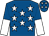 Royal blue, white stars, halved sleeves and stars on cap (Reddytorun Syndicate)