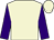 Beige, purple sleeves (Pimlico Racing Partnerships I)