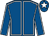 Royal blue, white seams, royal blue cap, white star (Jersey Racing Friends)