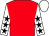 Red, white sleeves, black stars, white cap (Mezzone Family 1)