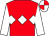 Red, white triple diamond & sleeves, quartered cap (Mr Patrick Sheanon)