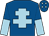 Royal blue, light blue cross of lorraine, halved sleeves and diamonds on cap (D&d Armstrong Ltd)