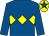 Royal blue, yellow triple diamond, yellow cap, royal blue star (Kilcommon Or Bust Syndicate)