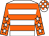 White, orange hoops, orange sleeves, white stars, white and orange check cap (Brendan McNeill/jonathan Maloney)