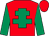 Red, emerald green cross of lorraine and sleeves (Martin Broughton & Friends 3)