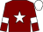 maroon, white star, white armlets and cap (Gigginstown House Stud)