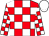 Red and white check, white cap (Tim Syder & Martin St Quinton)