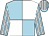 Light blue and white (quartered), striped sleeves and cap (Flash Figs Racing)