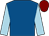 Royal blue, light blue sleeves, maroon cap (Mr T G Kelly)